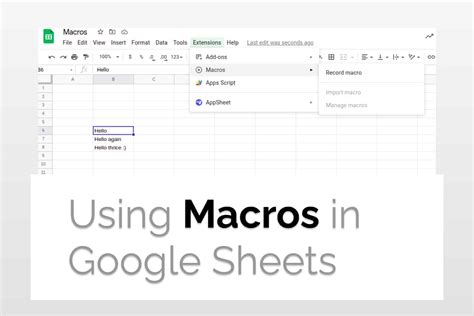 macros in google sheets|google sheets macro autofill.